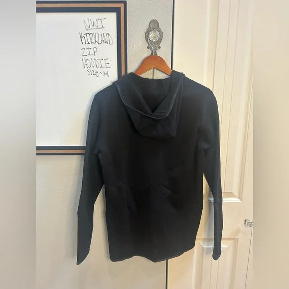 Kirkland Black Zip Hoodie NWT - Picture 2 of 3